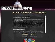 Tablet Screenshot of bbwfacesitting.com